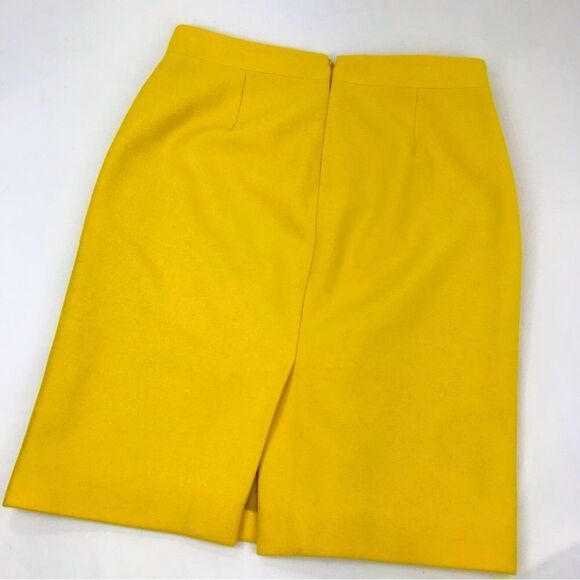 J. Crew The Pencil Skirt in Sunflower Yellow - Picture 2 of 5
